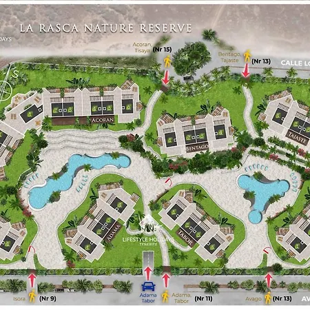 Сasa de vacaciones Jardines - Tabor 0,1 Garden&pool View 2b Palm-mar