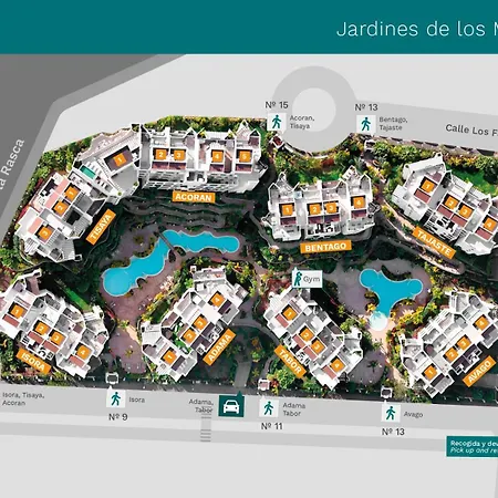 Ferienhaus Jardines - Tabor 0,1 Garden & Pool View 2b Palm-mar
